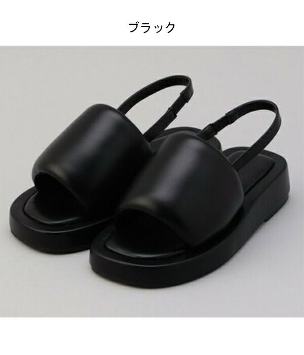 【WINTERSALE50%OFF】《即納》アトリエブルージュAtelierBrugge2023summerバルキーバックストラップサンダル靴シューズ23ism-30