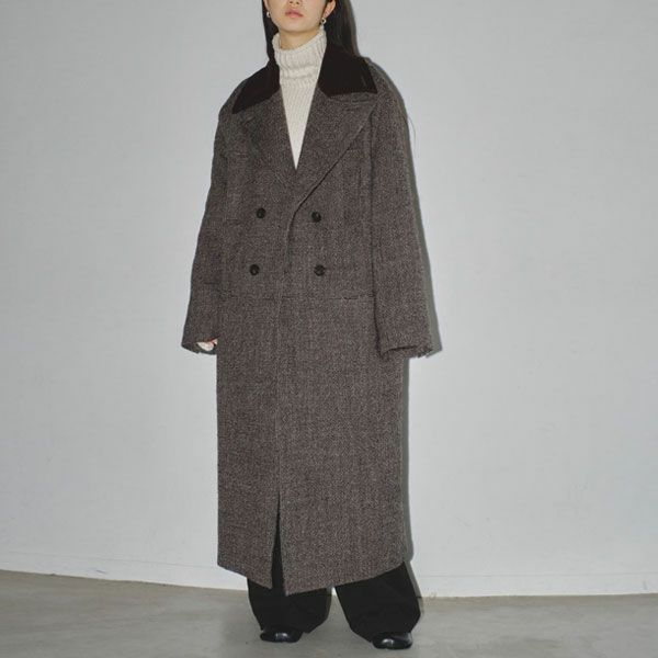 TODAYFUL トゥデイフル Doublecollar Tweed Coat 12320011