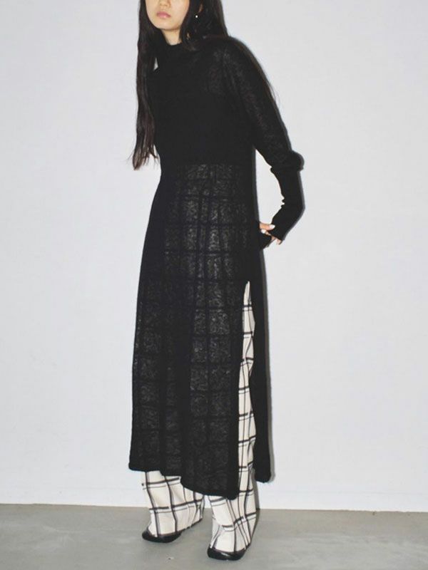 TODAYFUL トゥデイフル Sheer Mohair Knitdress 12410301