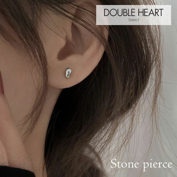 selectbrand セレクトブランド ストーンピアス double-0005 | DOUBLE HEART(ダブルハート)  オンラインセレクトショップ