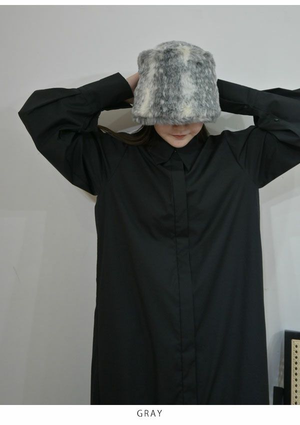 AWESOME NEEDS オーサムニーズ FUR LAMPSHADE HAT flhat | DOUBLE