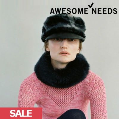 AWESOME NEEDS オーサムニーズ BELLBOY CAP FUR bbcap-fur | DOUBLE