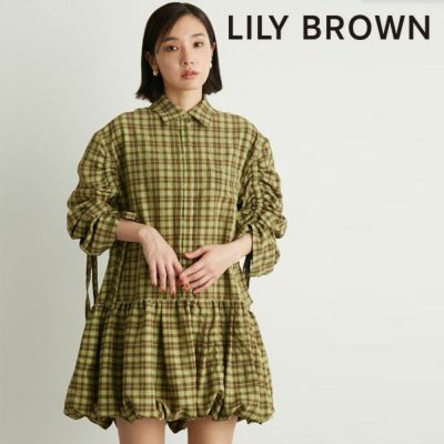 LILY BROWN リリーブラウン カットワークサテンドレス lwfo225023