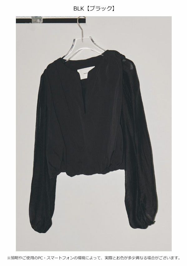 TODAYFUL トゥデイフル 2way Gather Blouse 12320401 | DOUBLE