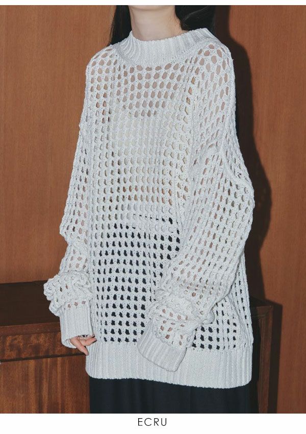 TODAYFUL トゥデイフル Square Mesh Knit 12320512 | DOUBLE HEART