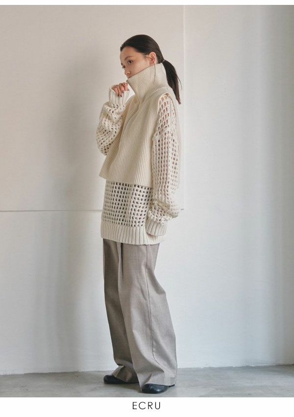 TODAYFUL トゥデイフル Square Mesh Knit 12320512 | DOUBLE HEART