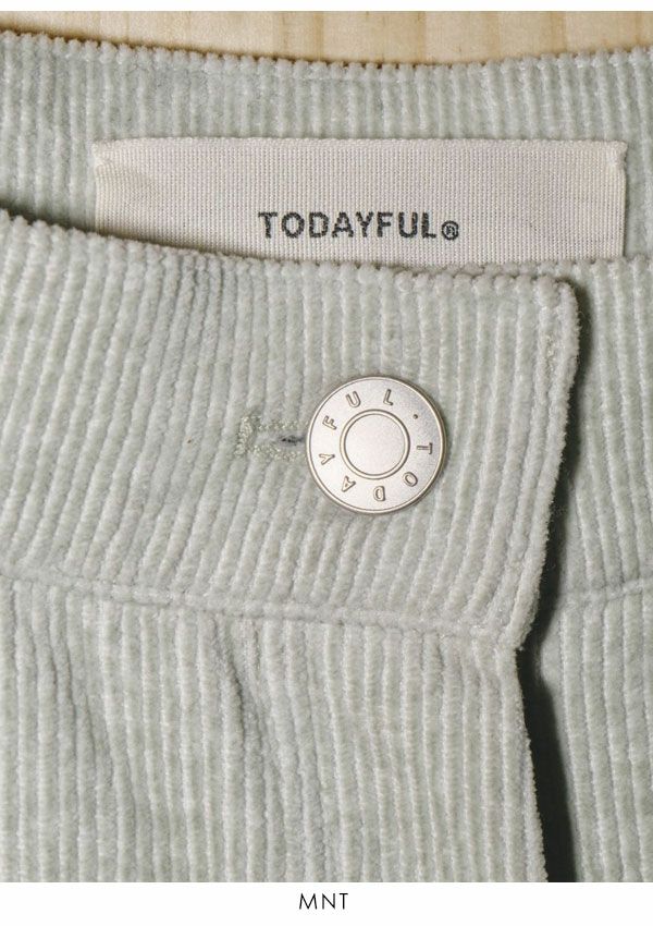 TODAYFUL トゥデイフル Stretch Corduroy Pants 12320714 | DOUBLE