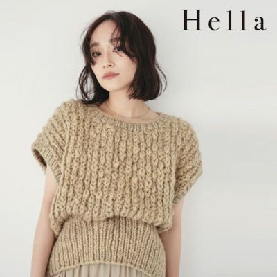 Hella ヘラ HIGHNECK DOWN CO h   DOUBLE HEARTダブルハート