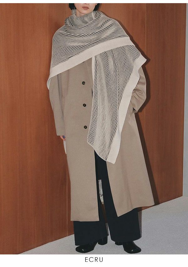 TODAYFUL トゥデイフル Bicolor Turtle Knit Cape 12320514 | DOUBLE