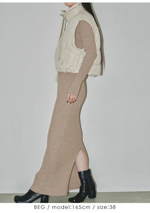 TODAYFUL トゥデイフル Mix Boucle Knitdress 12320306 | DOUBLE HEART