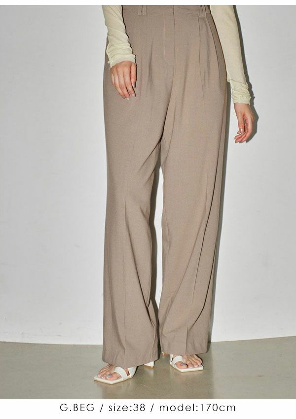 TODAYFUL トゥデイフル Heather Tuck Trousers 12410721 | DOUBLE