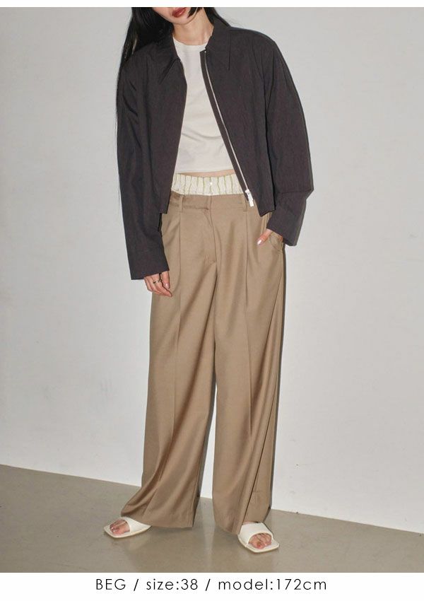 TODAYFUL トゥデイフル Double Waist Trousers 12410715 | DOUBLE ...
