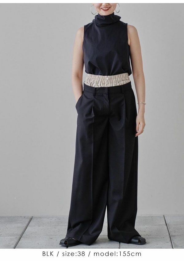 TODAYFUL トゥデイフル Double Waist Trousers 12410715 | DOUBLE ...