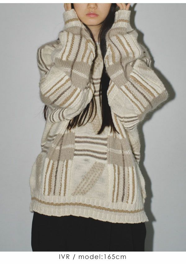 TODAYFUL トゥデイフル Geometric Hand Knit 12320527 | DOUBLE HEART