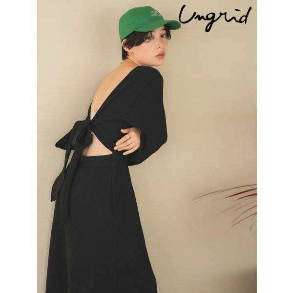 SALE50%OFF】 【即納】 アングリッド ungrid ワンピース 24春夏 バック  