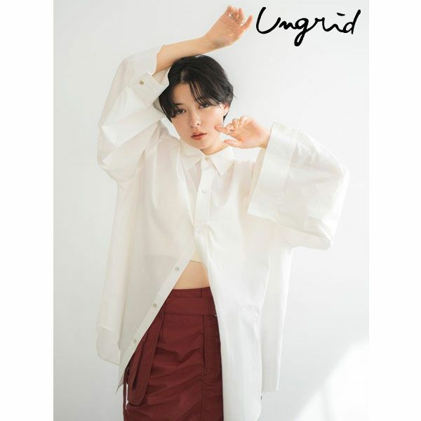 シャツ ungrid アングリッド