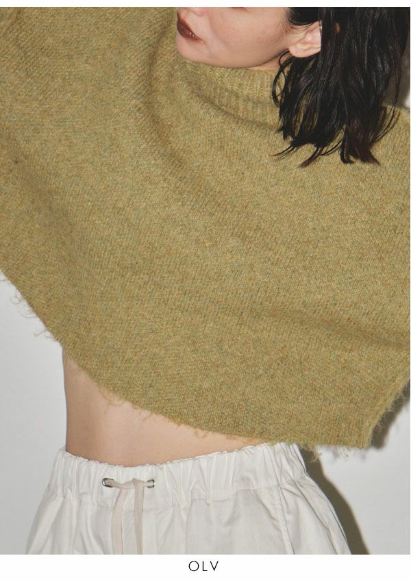 売れ筋ショッピング todayful Brashed Short Turtleknit アイボリー