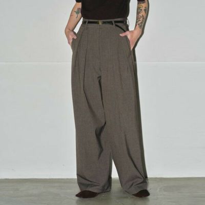 即納】 TODAYFUL トゥデイフル Jacquard Tuck Trousers 12320705