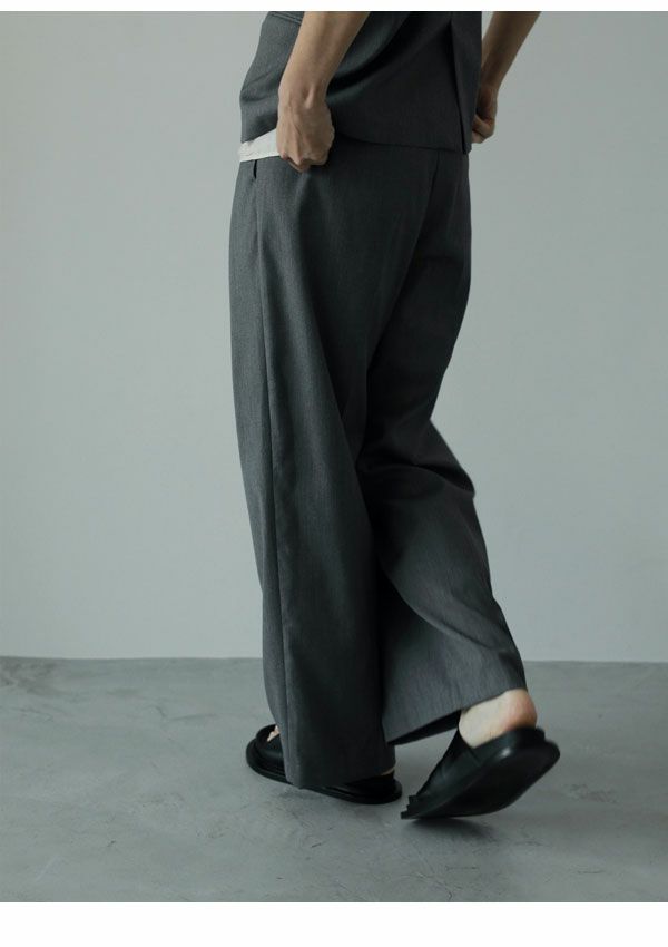 anuke アンヌーク Tuck Twill Pants 62410705 | DOUBLE HEART(ダブルハート) オンラインセレクトショップ