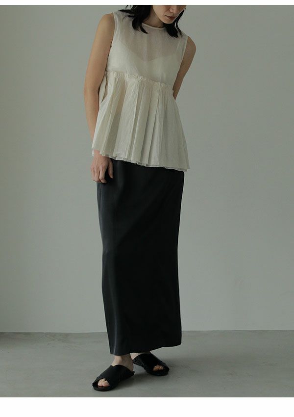 anuke アンヌーク 4月下旬～5月中旬頃当店入荷予定 予約 Sheer Peplum