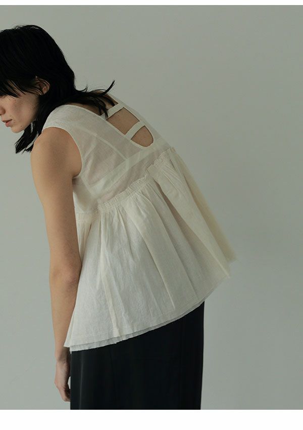 anuke アンヌーク 4月下旬～5月中旬頃当店入荷予定 予約 Sheer Peplum