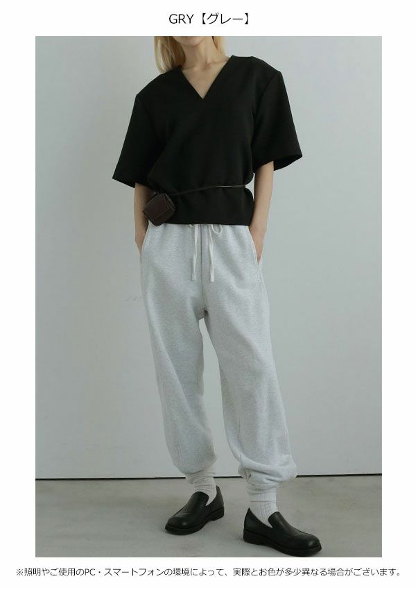 anuke 2024FallWinter アンヌーク ボトムス Drawstring Sweat 
