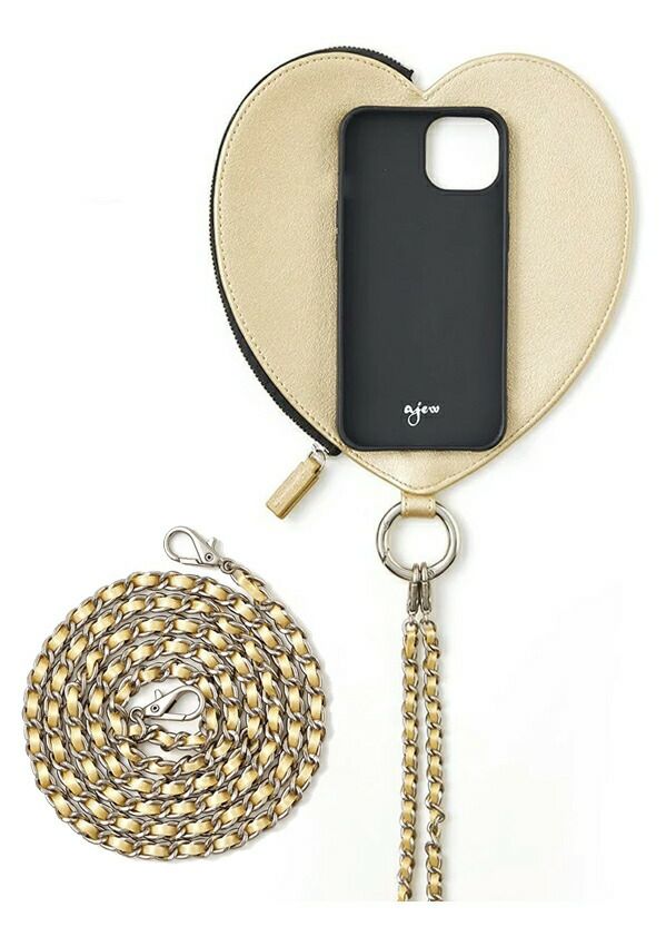 即納】 【iPhone対応】 エジュー ajew dress HEART case