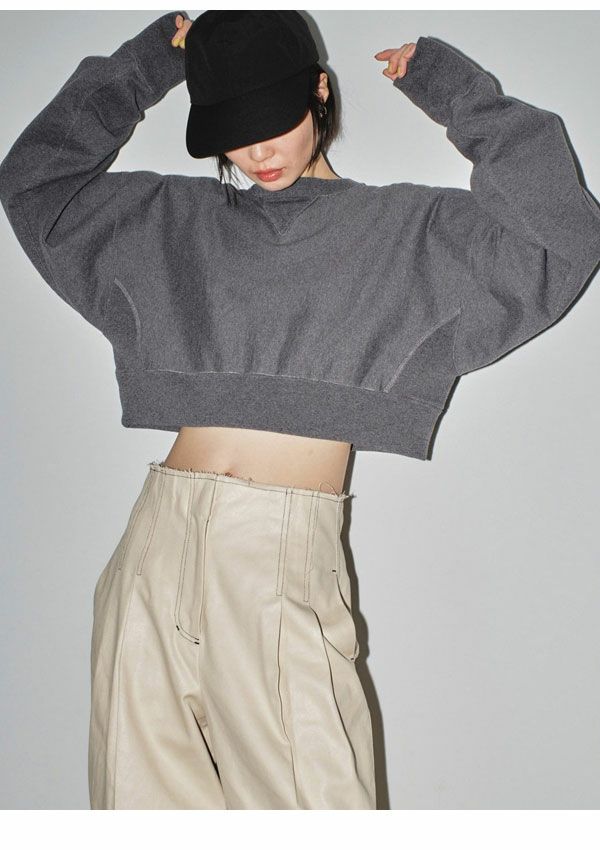 TODAYFUL トゥデイフル Cropped Sweat Pullover 12410603 | DOUBLE 