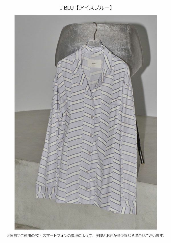 TODAYFUL トゥデイフル Geometric Pajamas Shirts 12410402
