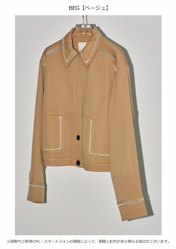 即納】 TODAYFUL トゥデイフル Ladderlace Doubleface Blouson 