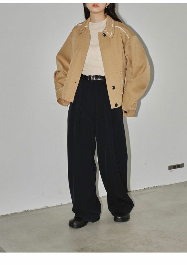 【TODAYFUL SALE 30%OFF】 【即納】 トゥデイフル TODAYFUL 2024springsummer アウター  Ladderlace Doubleface Blouson ラダーレースダブルフェイスブルゾン ショート丈 長袖 2024ss 12410202 |  