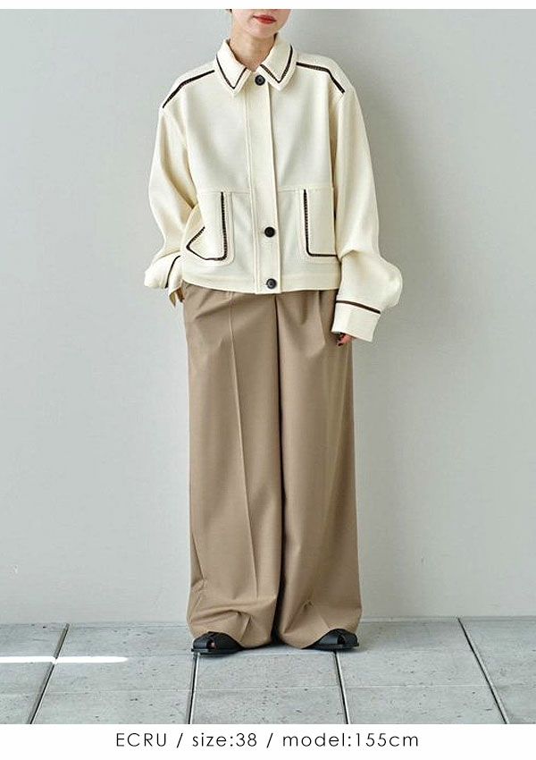 TODAYFUL トゥデイフル Ladderlace Doubleface Blouson 12410202