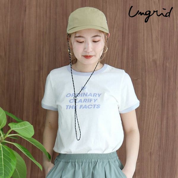 SALE40%OFF】【即納】 アングリッド ungrid トップス リンガー SALE40%OFF】【即納】 アングリッド ungrid トップス リンガー