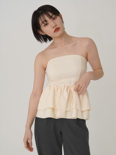 TODAYFUL トゥデイフル Plaid Laceup Bustier 12410408 | DOUBLE
