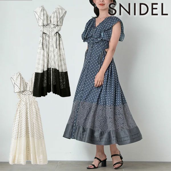 SALE50%OFF】【即納】 スナイデル SNIDEL ワンピース 24春夏