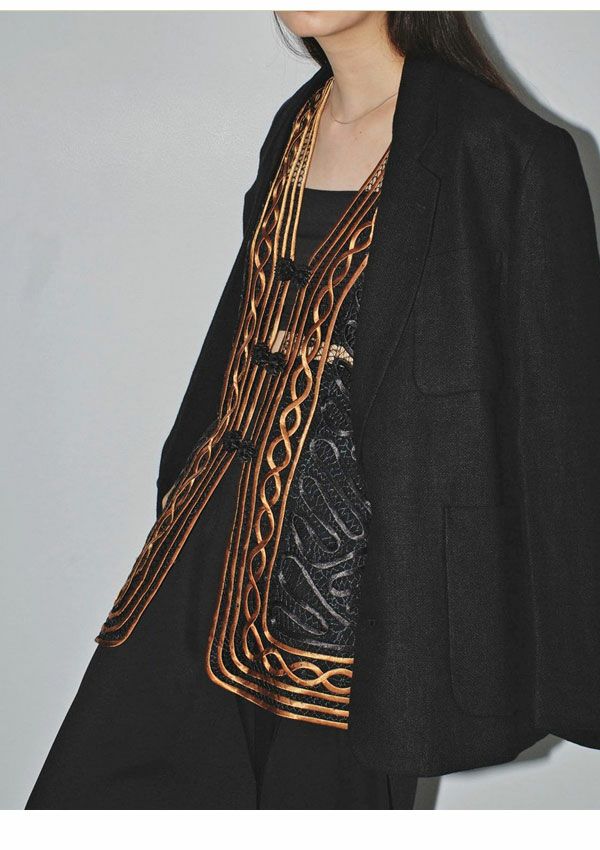 TODAYFUL トゥデイフル Embroidery Middle Vest 12410404