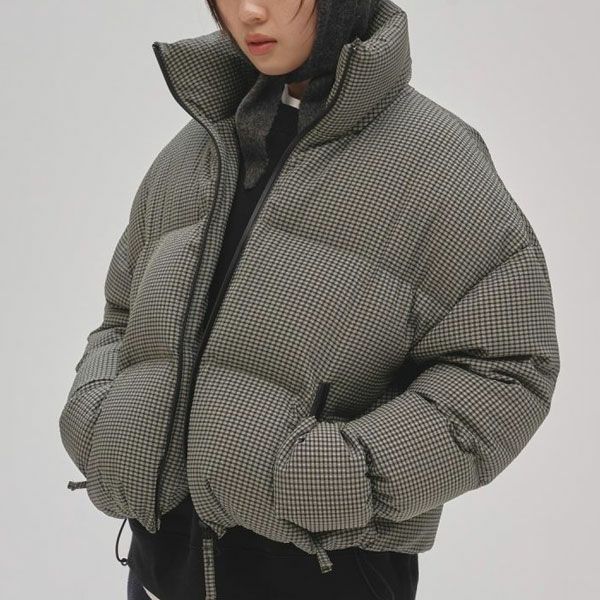 ポイント5倍5/3023:59ﾏﾃﾞ【予約販売】TODAYFUL2024winterトゥデイフルアウターCheckDawnJacket11月上旬～下旬予約チェックダウンジャケットショート丈長袖12420007