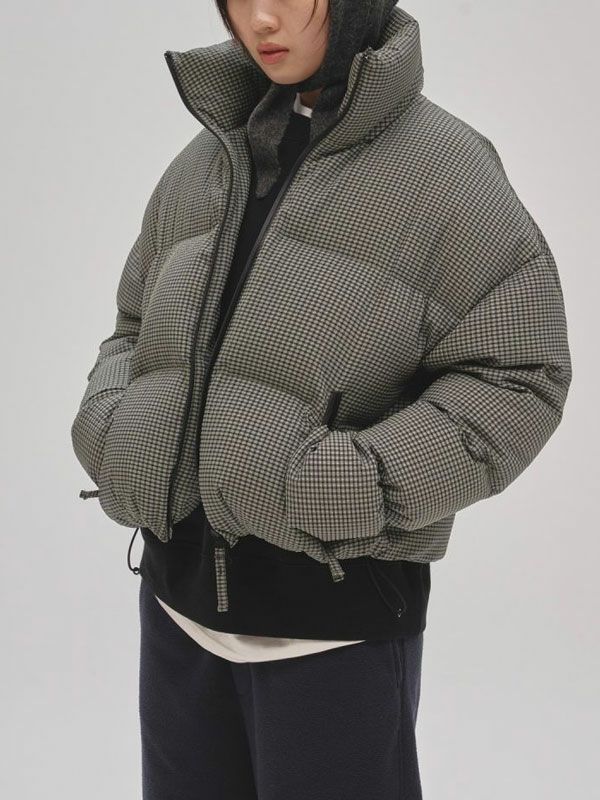 ポイント5倍5/3023:59ﾏﾃﾞ【予約販売】TODAYFUL2024winterトゥデイフルアウターCheckDawnJacket11月上旬～下旬予約チェックダウンジャケットショート丈長袖12420007