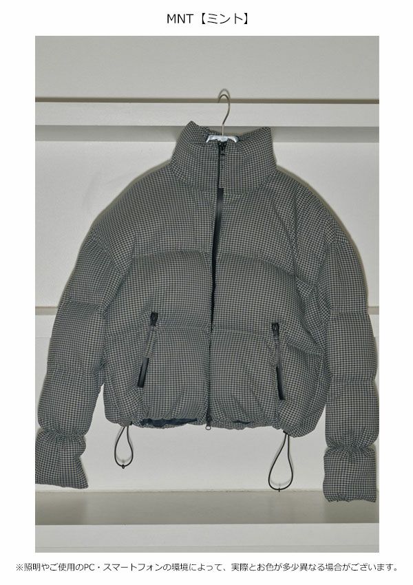 ポイント5倍5/3023:59ﾏﾃﾞ【予約販売】TODAYFUL2024winterトゥデイフルアウターCheckDawnJacket11月上旬～下旬予約チェックダウンジャケットショート丈長袖12420007