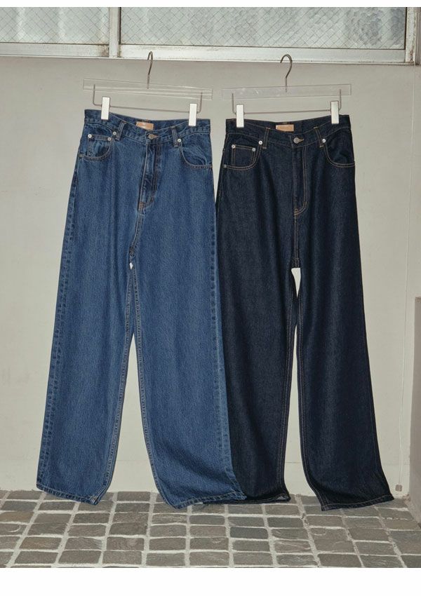 トゥデイフル TODAYFUL 2024winter ボトムス Cary's Denim 一部1月下旬～2月上旬予約 キャリーズデニム ロング丈  ルーズ 腰履き 12421401 | DOUBLE HEART(ダブルハート) オンラインセレクトショップ