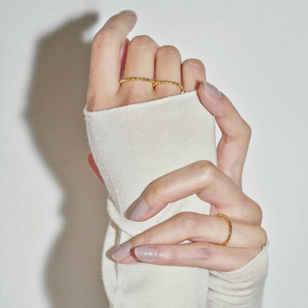 【即納】TODAYFUL2024prefallトゥデイフルアクセサリーChainRing(Silver925)チェーンリング指輪華奢ギフトシルバー92518K2024aw12410908