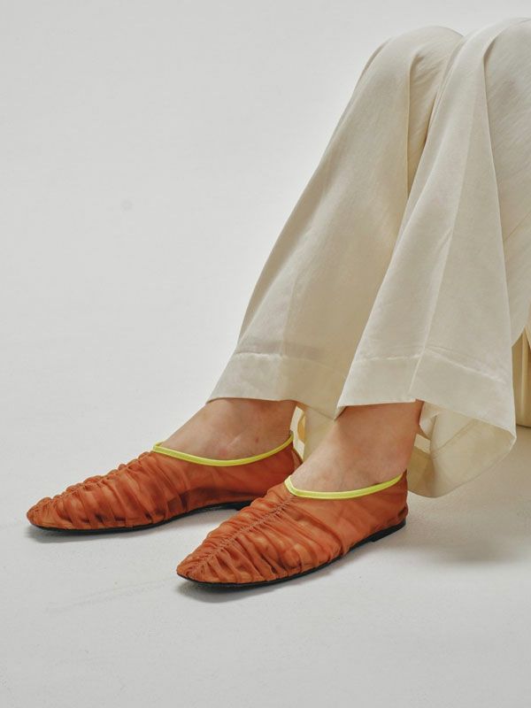 【即納】TODAYFUL2024springsummerトゥデイフルSheerGatherFlatshoesシアーギャザーフラットシューズシューズサンダル12421030