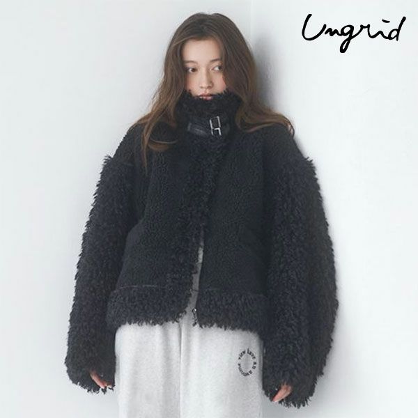 SALE10%OFF】【即納】アングリッド ungrid アウター 24秋冬 ボアコンビムートンブルゾン ミドル丈 長袖 ハイネック  112450204201 | DOUBLE HEART(ダブルハート) オンラインセレクトショップ