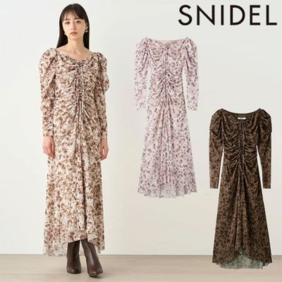SALE50%OFF】【即納】 スナイデル SNIDEL ワンピース 24秋冬