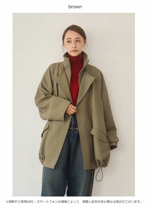SALE20%OFF】【即納】ヘラ Hella 24秋冬 FRONT LAYERD COAT フロント 