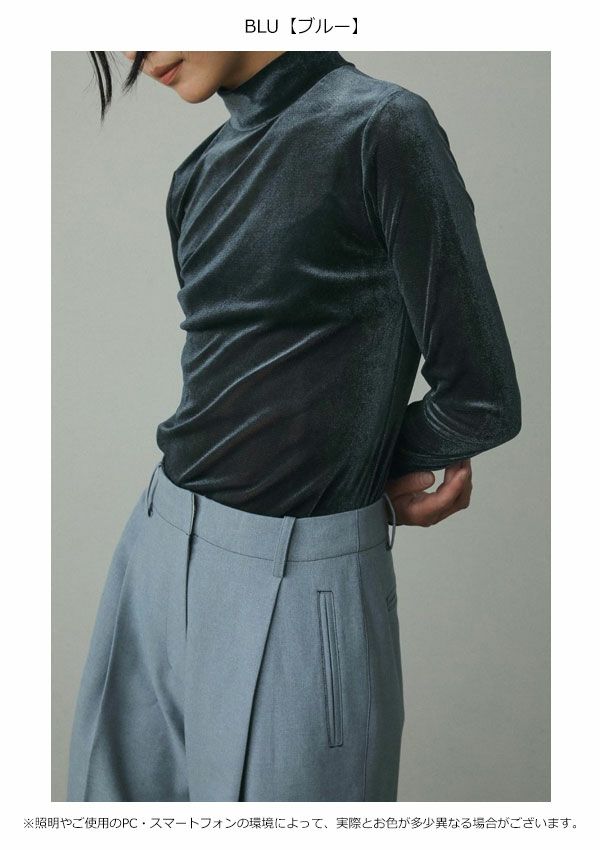 SALE60%OFF】 【即納】 アンヌーク anuke トップス Velour Mesh Tops