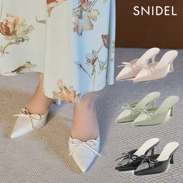 新作10%OFF】【即納】 スナイデル SNIDEL 靴 25春夏 リボン