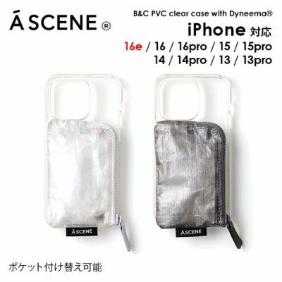 A SCENE エーシーン a scene B&C Clear case with DyneemaR