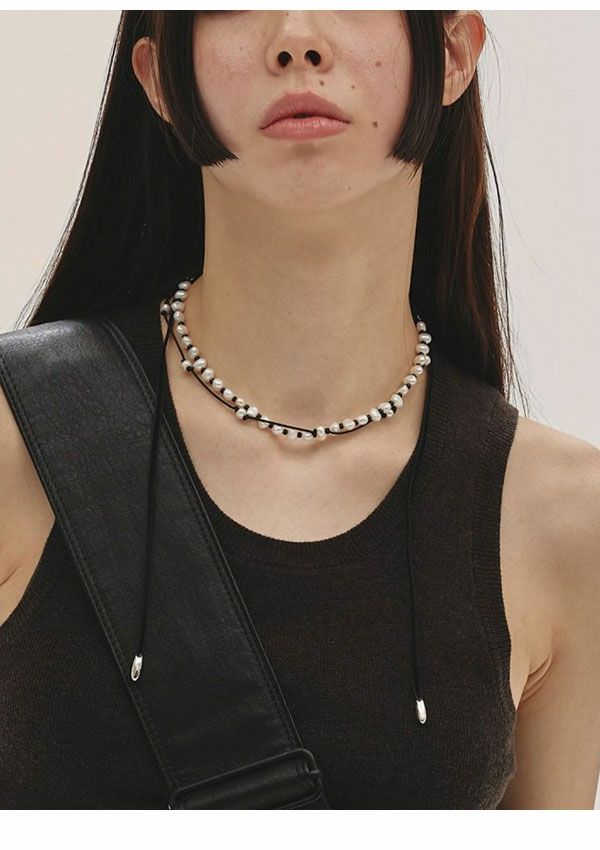 TODAYFUL　パールリボンチョーカー　コードパールチョーカー　2つセット TODAYFUL/トゥデイフル】Pearl Ribbon Choker/パールリボン