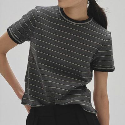 トゥデイフル　todayful コンパクトリンガーTシャツ TODAYFUL/トゥデイフル】Compact Ringer Tee/コンパクトリンガー